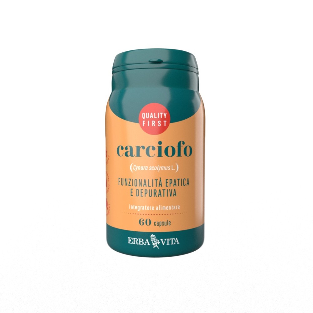 Integratore alimentare Carciofo 60 capsule Erba Vita