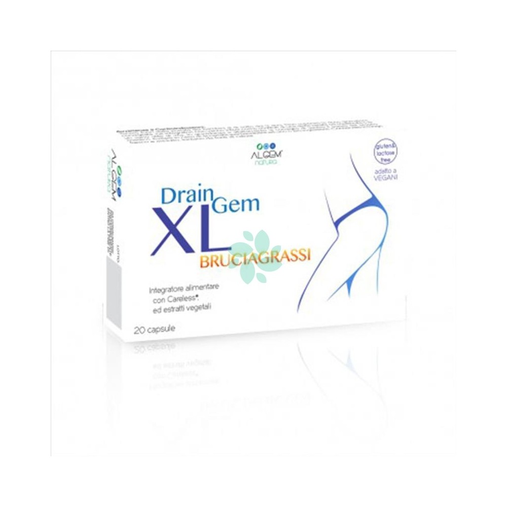 Drain Gem XL Bruciagrassi integratore alimentare 20 capsule Algem Natura