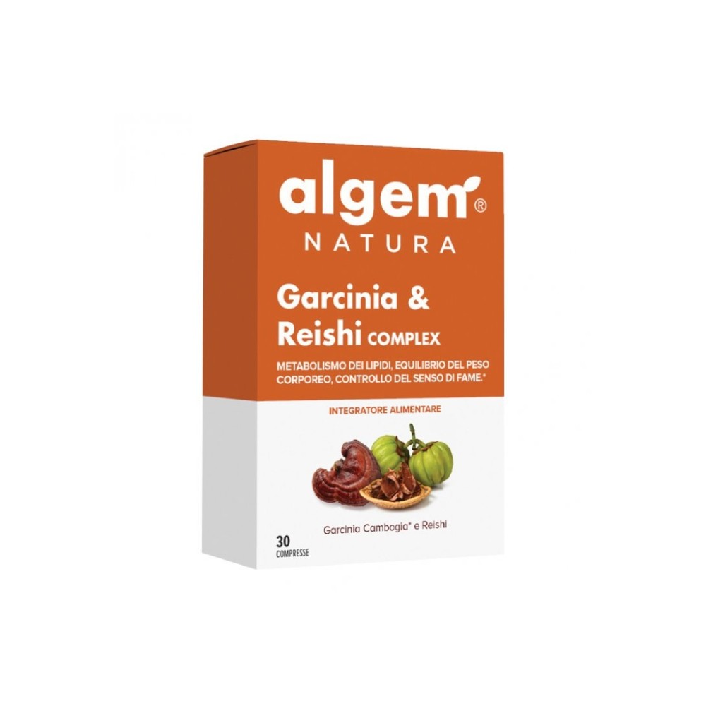 Garcinia & Reishi Complex integratore alimentare 30 capsule Algem Natura