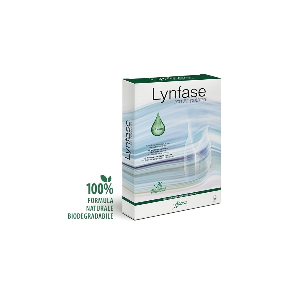 LYNFASE CONCENTRATO FLUIDO integratore alimentare 12 flaconcini Aboca