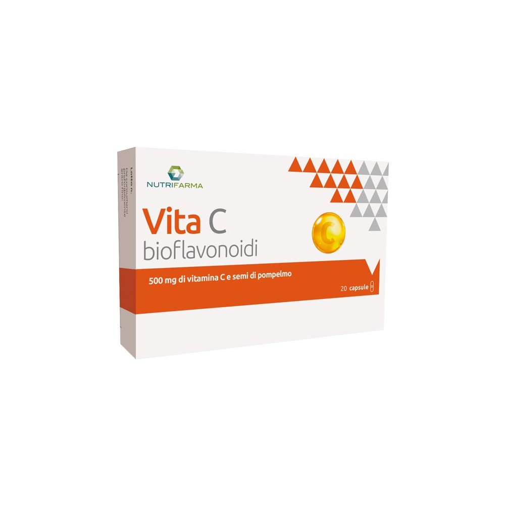 Vita C bioflavonoidi integratore alimentare 20 capsule Aqua Viva