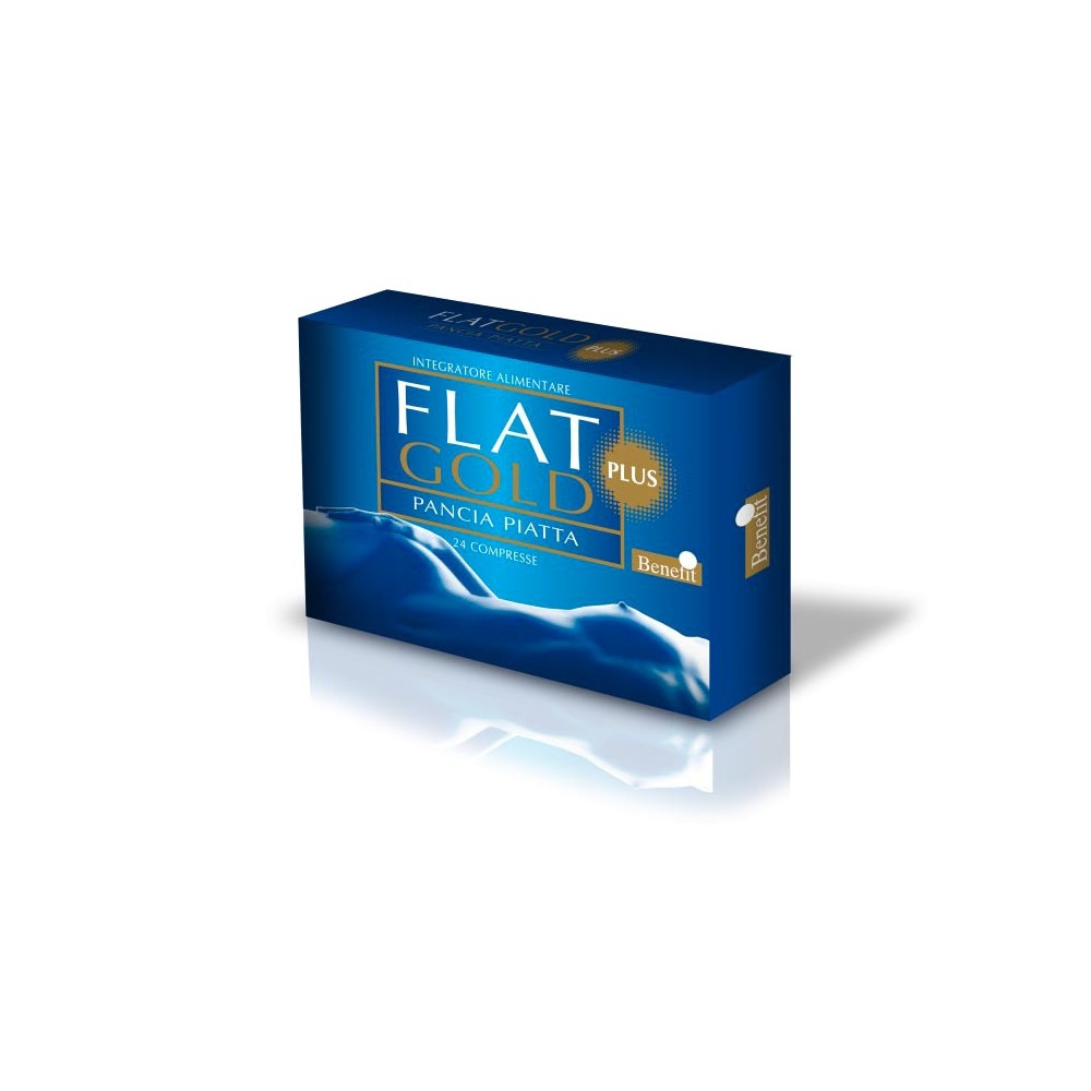 Flat Gold Plus integratore alimentare 24 compresse Benefit