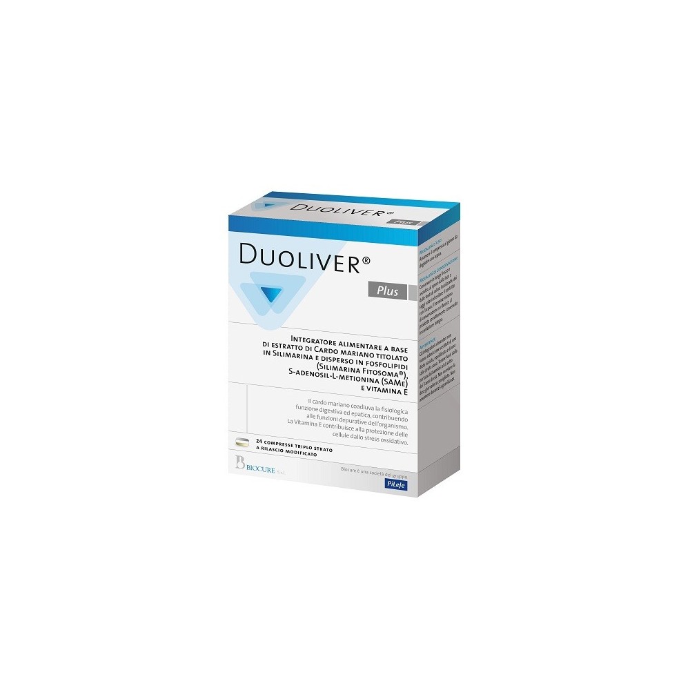 Duoliver Plus integratore alimentare 24 compresse Biocure