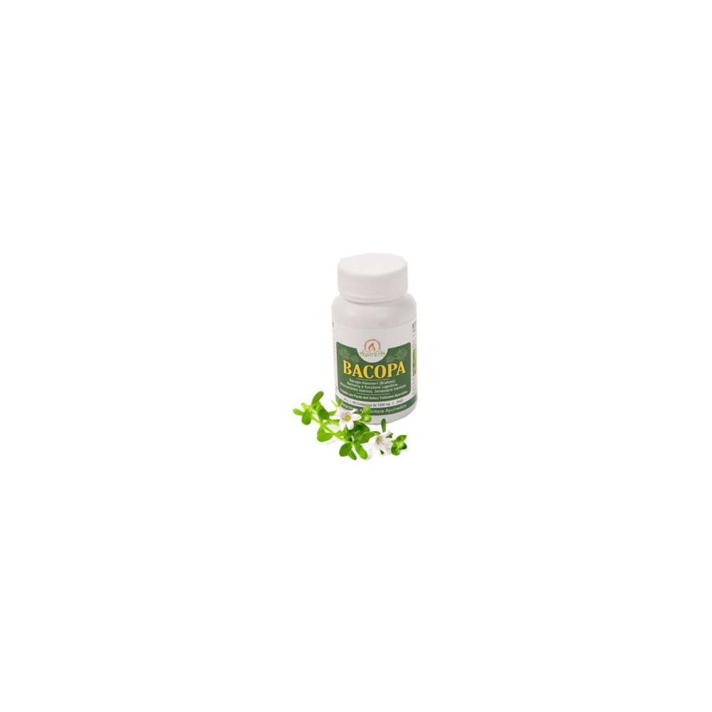 Bacopa integratore alimentare 60 compresse Bliss Ayurveda