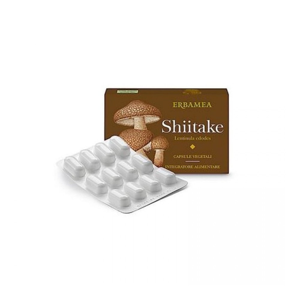 SHITAKE integratore alimentare 24 capsule vegetali Erbamea