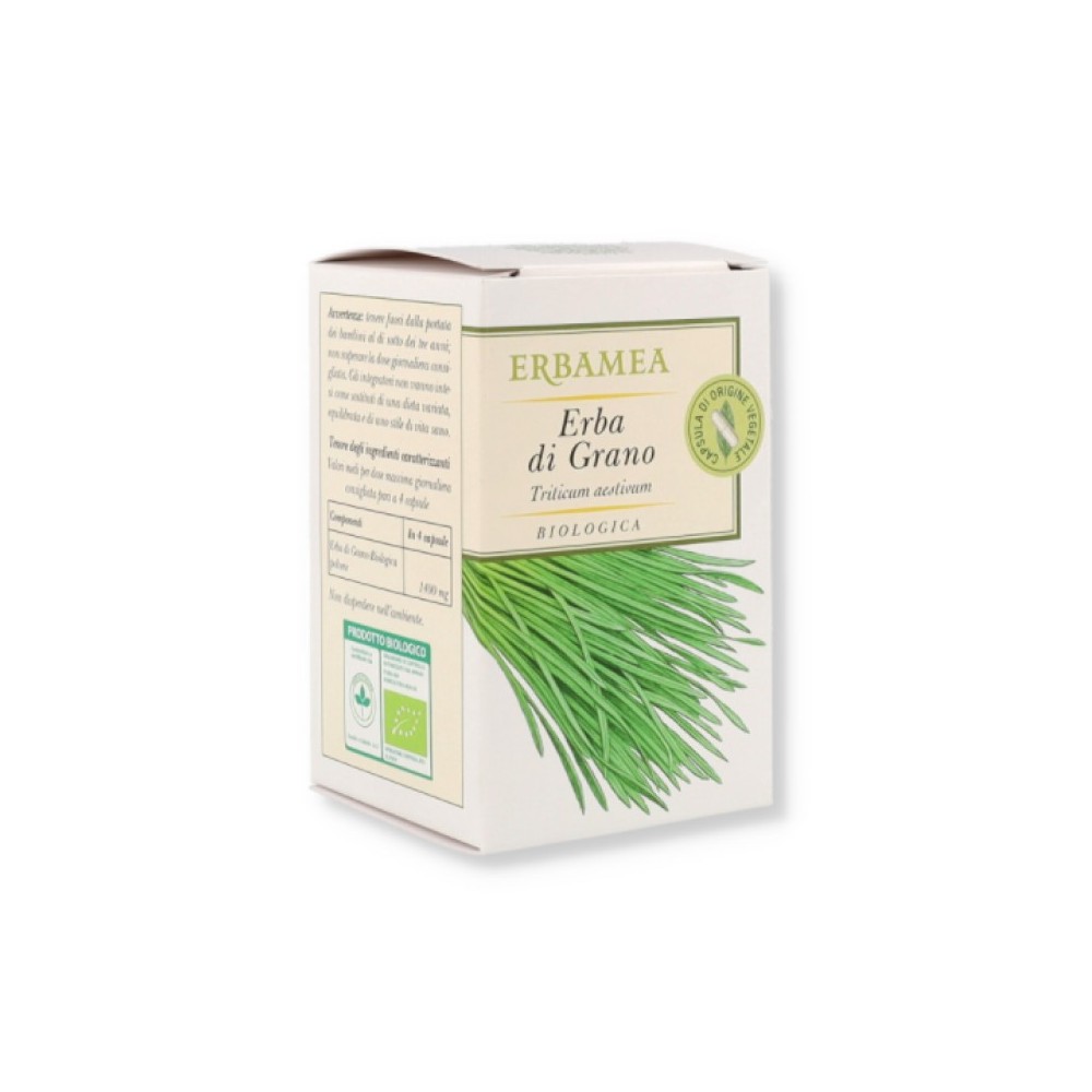 ERBA DI GRANO BIO integratore alimentare 50 capsule Erbamea