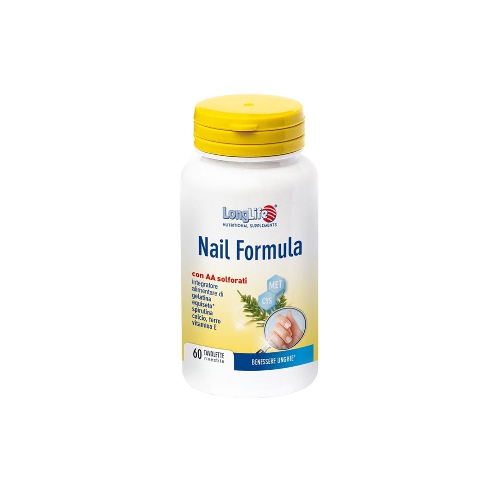 NAIL FORMULA integratore alimentare 60 tavolette Long Life