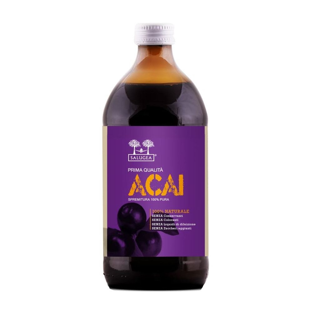 SUCCO DI ACAI Bio integratore alimentare 500 ml Salugea