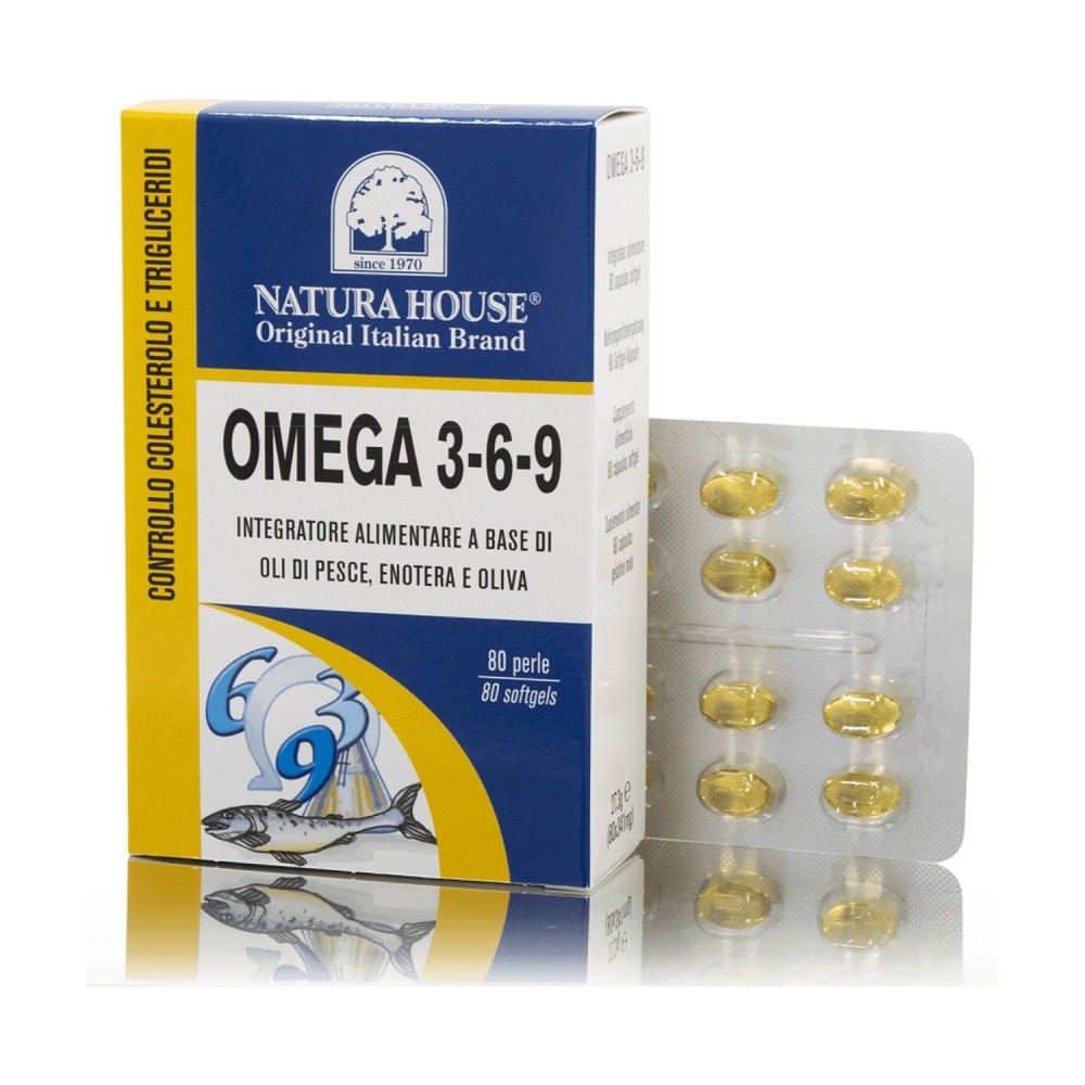 OMEGA 3-6-9 integratore alimentare 80 perle Natura House