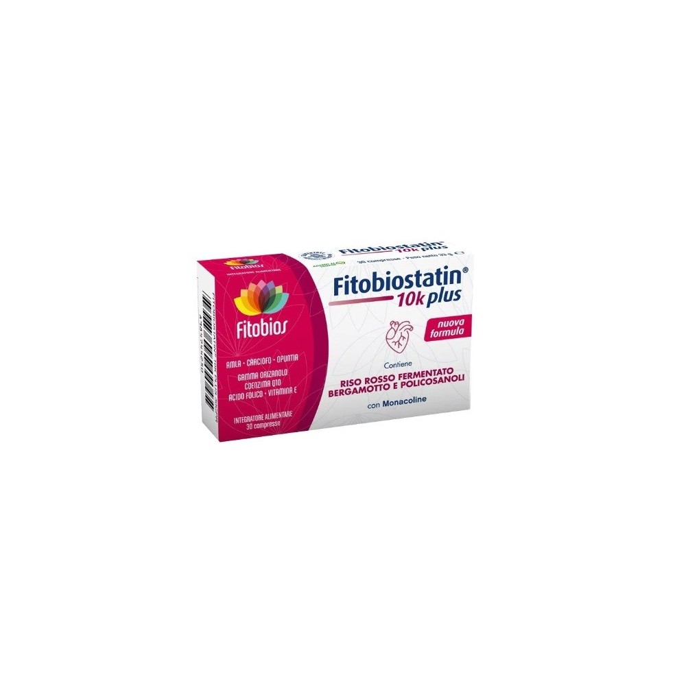 FITOBIOSTATIN 10K PLUS integratore alimentare 30 compresse Fitobios