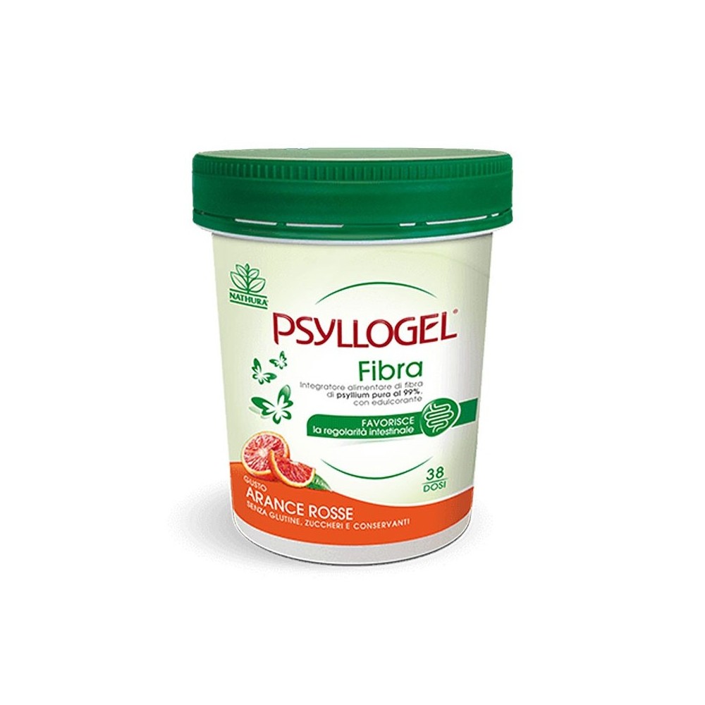 PSYLLOGEL FIBRA ARANCE ROSSE VASO integratore alimentare 170 g Nathura