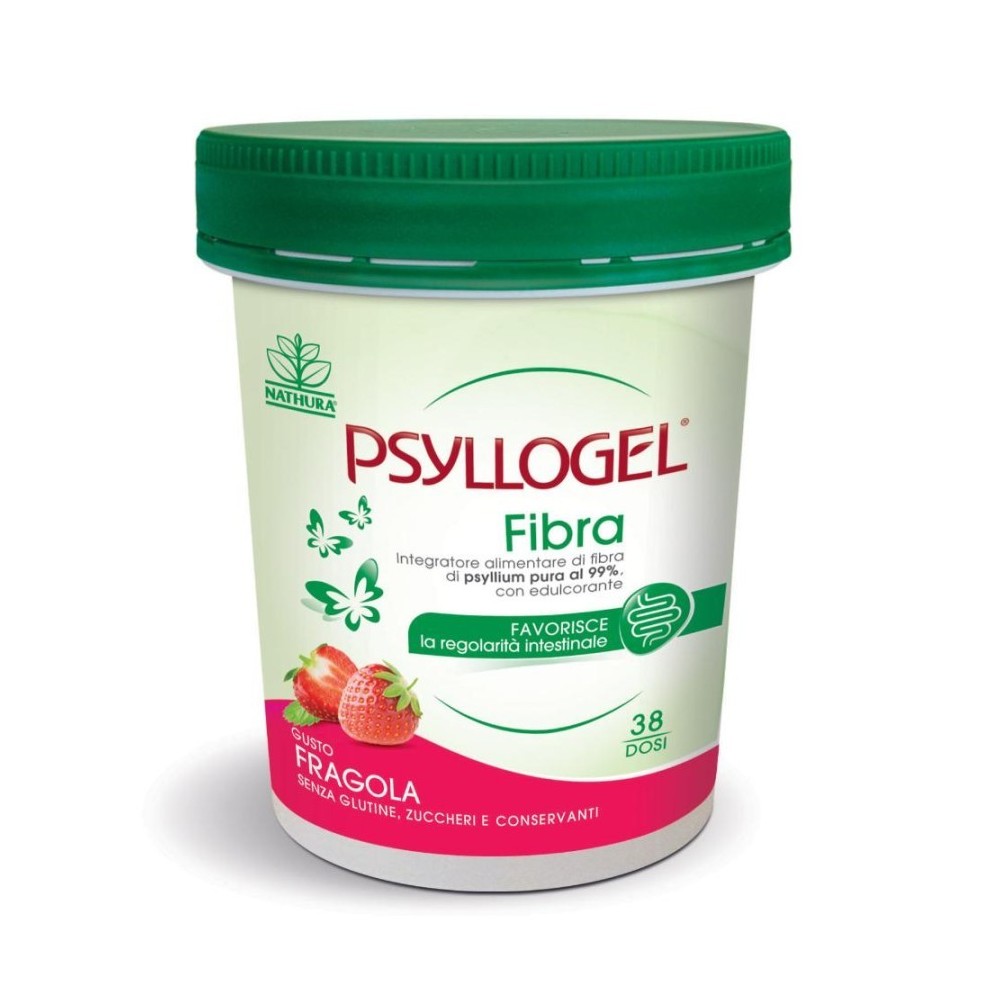 PSYLLOGEL FIBRA FRAGOLA VASO integratore alimentare 170 g Nathura