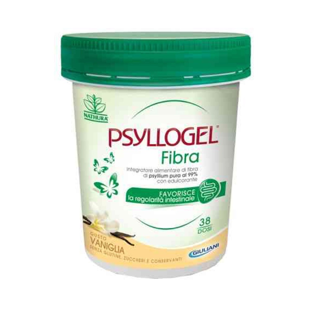 PSYLLOGEL FIBRA VANIGLIA VASO integratore alimentare 170 g Nathura