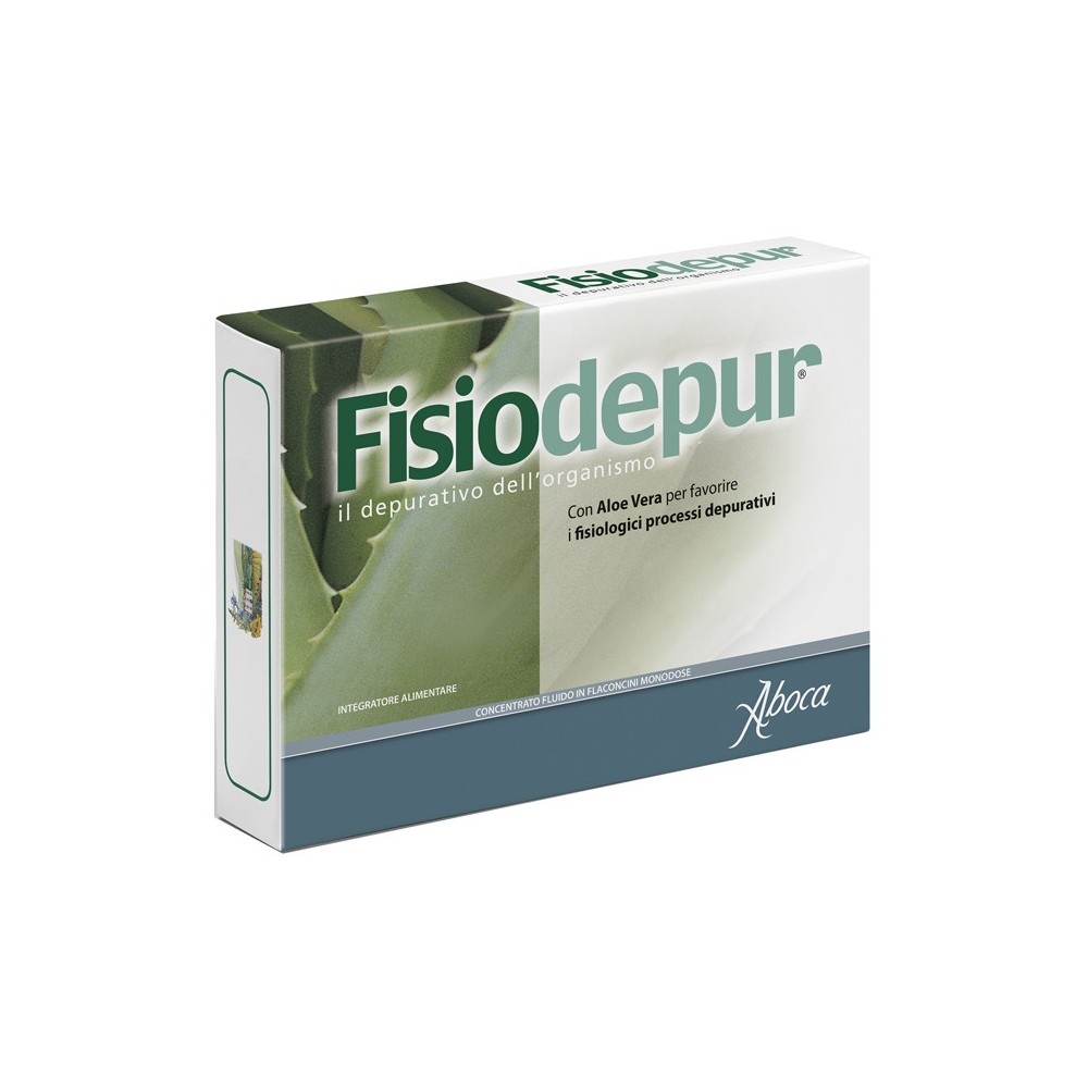 Fisiodepur Concentrato Fluido integratore alimentare 10 flaconcini Aboca