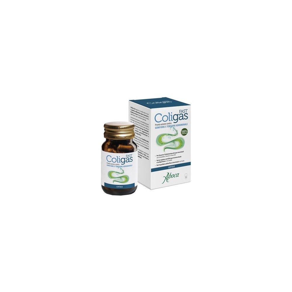 Coligas Fast integratore alimentare 50 capsule Aboca