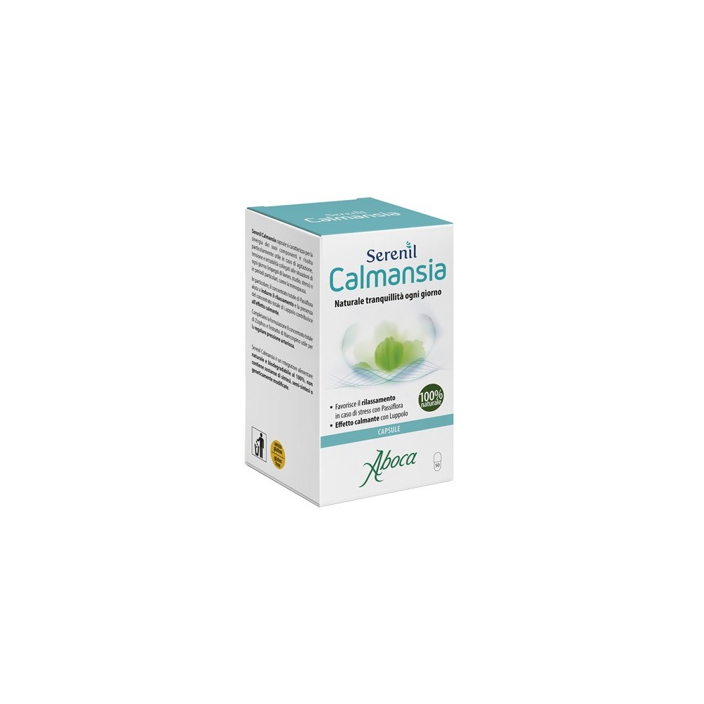 Serenil Calmansia integratore alimentare 50 capsule Aboca