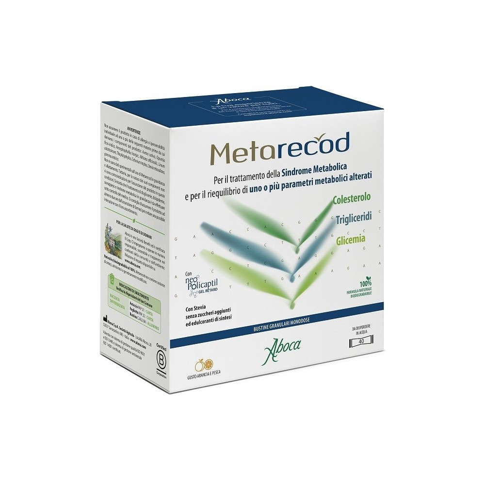 Metarecod 40 bustine granulari monodose Aboca