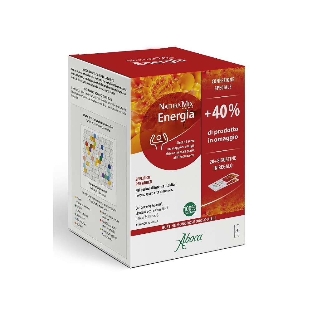 NATURA MIX ADVANCED ENERGIA 28 Bustine Aboca