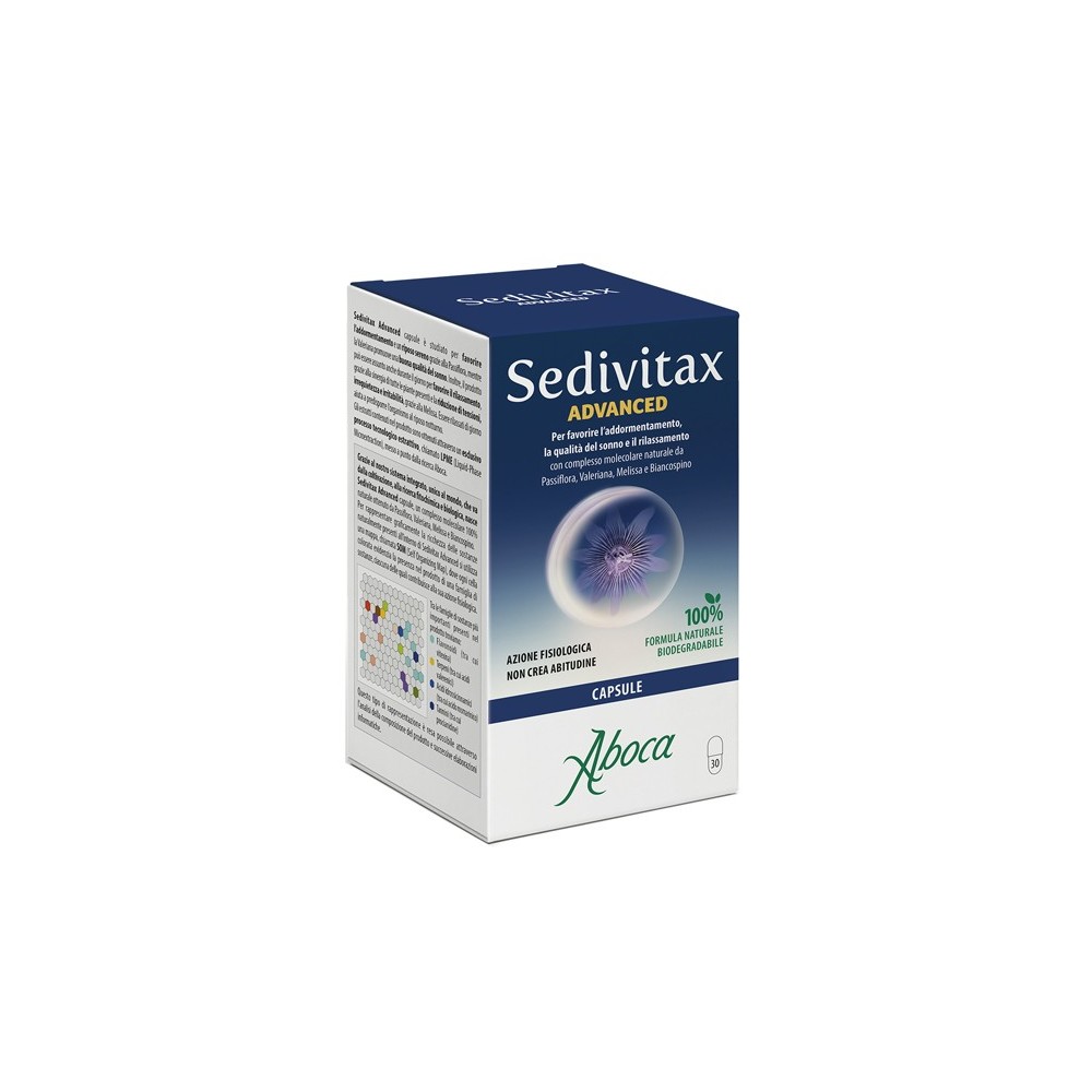 Sedivitax Advanced integratore alimentare 30 capsule Aboca