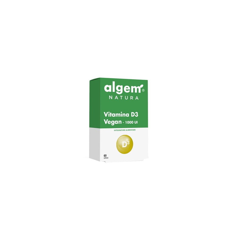 Vitamina D3 integratore alimentare 60 capsule Algem Natura