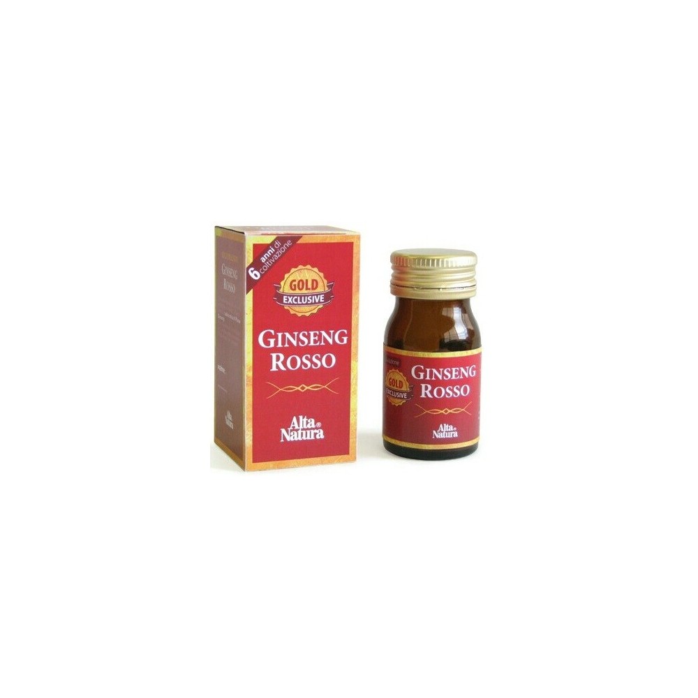 Ginseng Rosso 30 cpr da 400 mg integratore alimentare Alta Natura