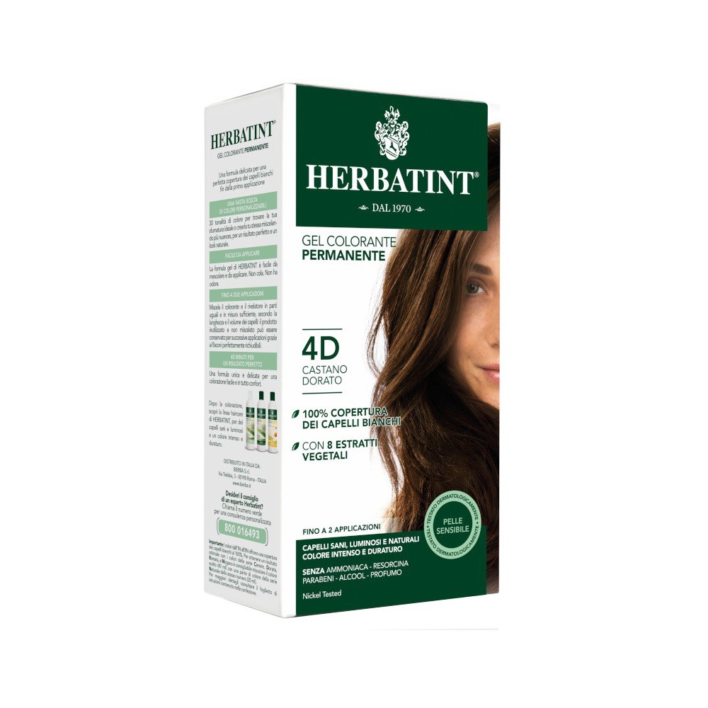 HERBATINT 4D CASTANO DORATO 150 ML