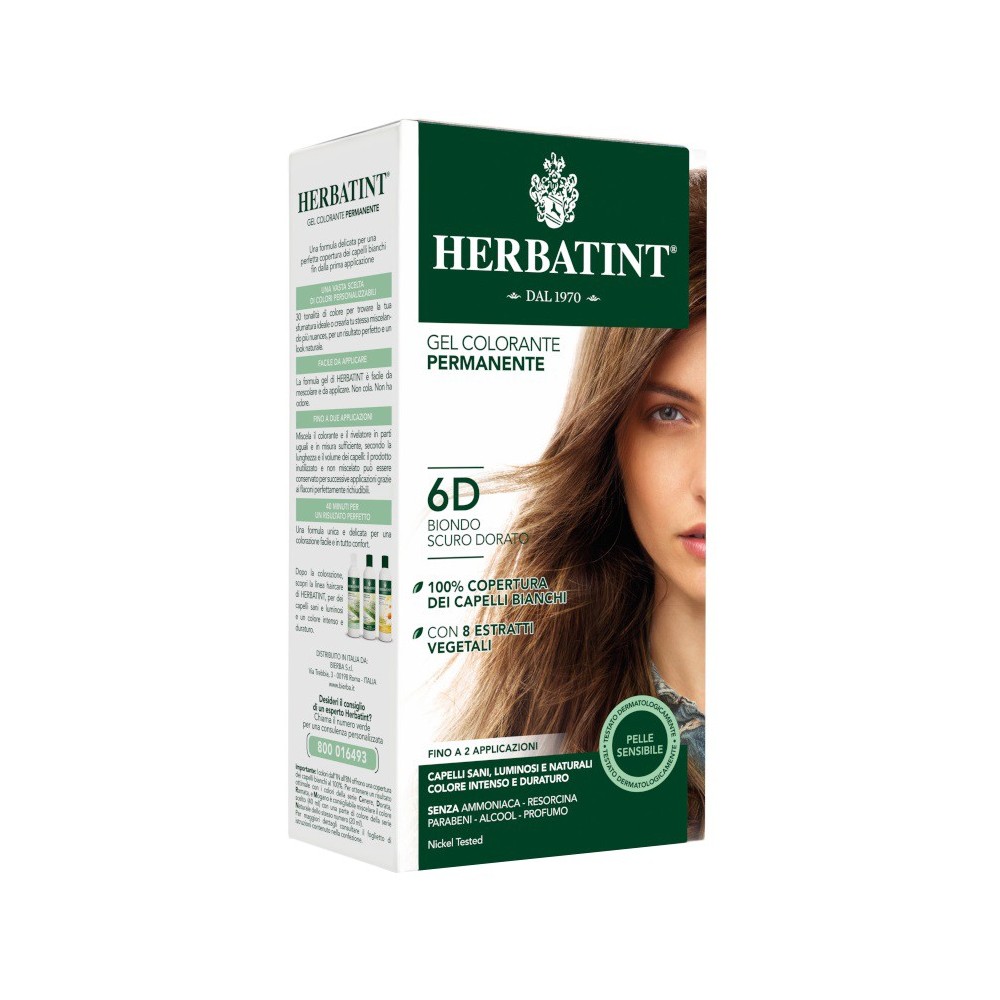 HERBATINT 6D BIONDO SCURO DORATO 150 ML