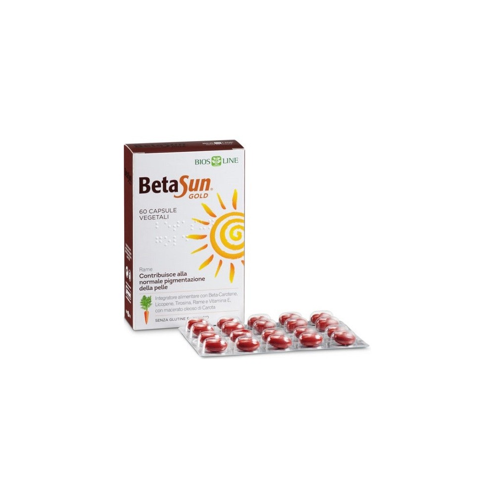 BIOSLINE BETA SUN GOLD 60 CAPSULE 34 G