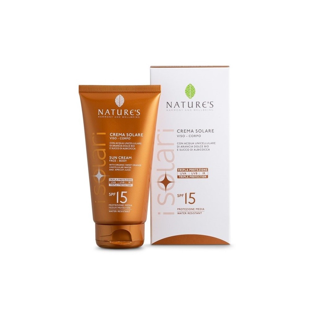 NATURE'S I SOLARI CREMA SOLARE VISO E CORPO SPF 15 IR SUN 150 ML