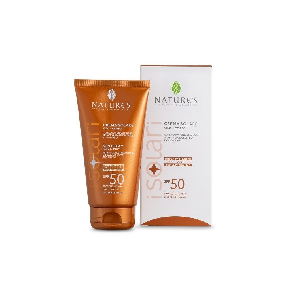 Crema Solare viso - corpo SPF50 150 ml Nature's