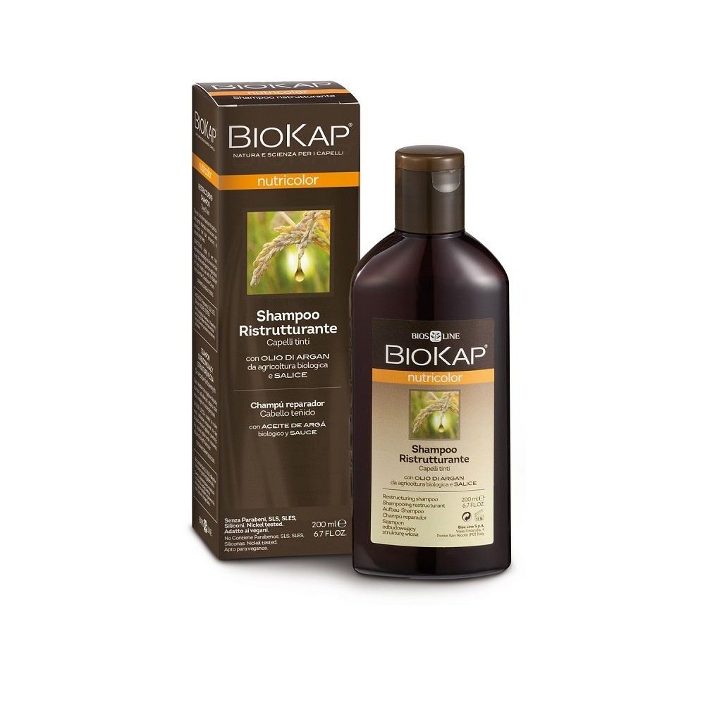 BIOKAP NUTRICOLOR SHAMPOO RISTRUTTURANTE 200 ML