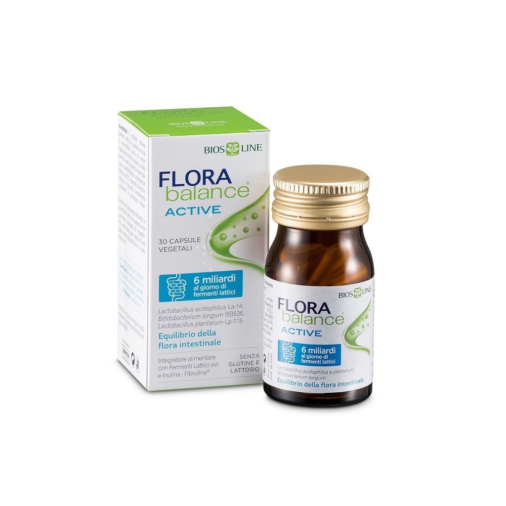 BIOSLINE FLORABALANCE ACTIVE 30 CAPSULE VEGETALI