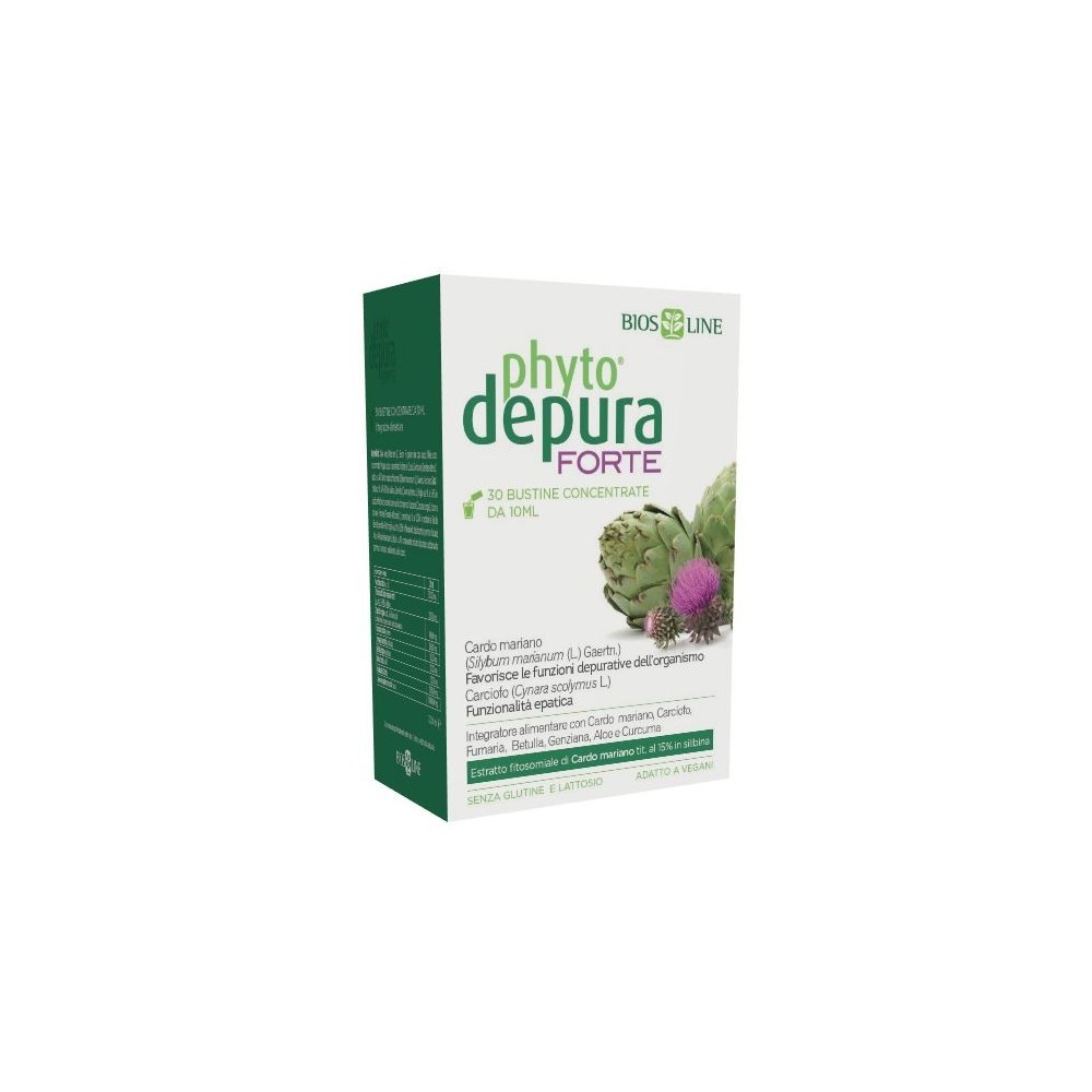 PhytoDepura Forte 30 bustine concentrate Biosline