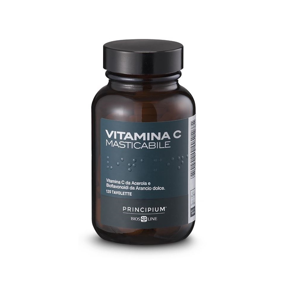 PRINCIPIUM VITAMINA C MASTICABILE 120 TAVOLETTE Biosline