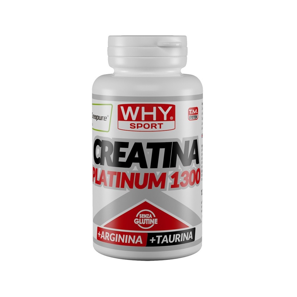 WHYSPORT CREATINA PLATINUM 1300 120 COMPRESSE