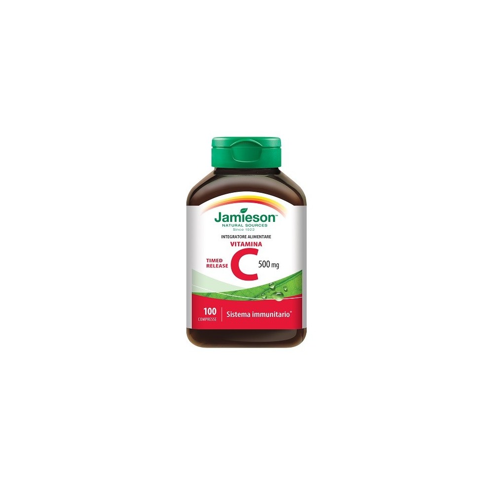 Vitamina C 500 timed release integratore alimentare 100 compresse Biovita