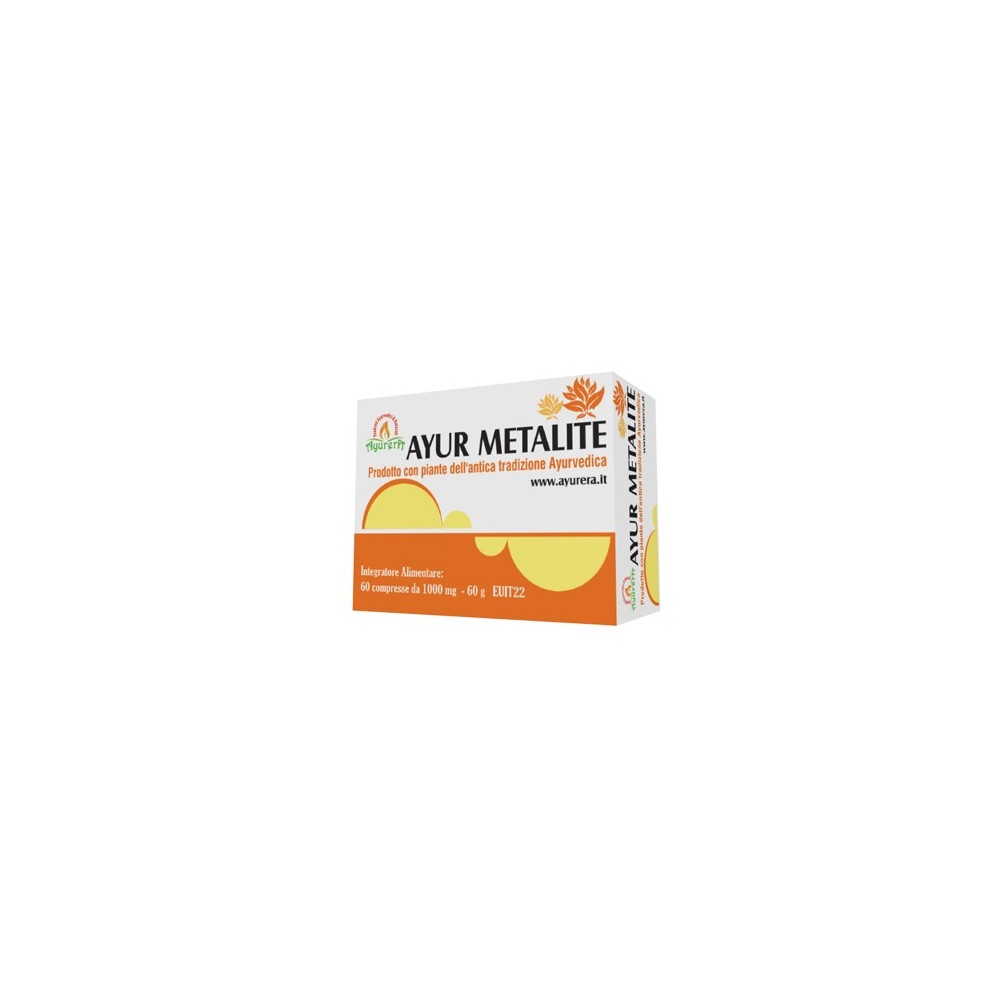 Ayur Metalite integratore alimentare 60 compresse Bliss Ayurveda