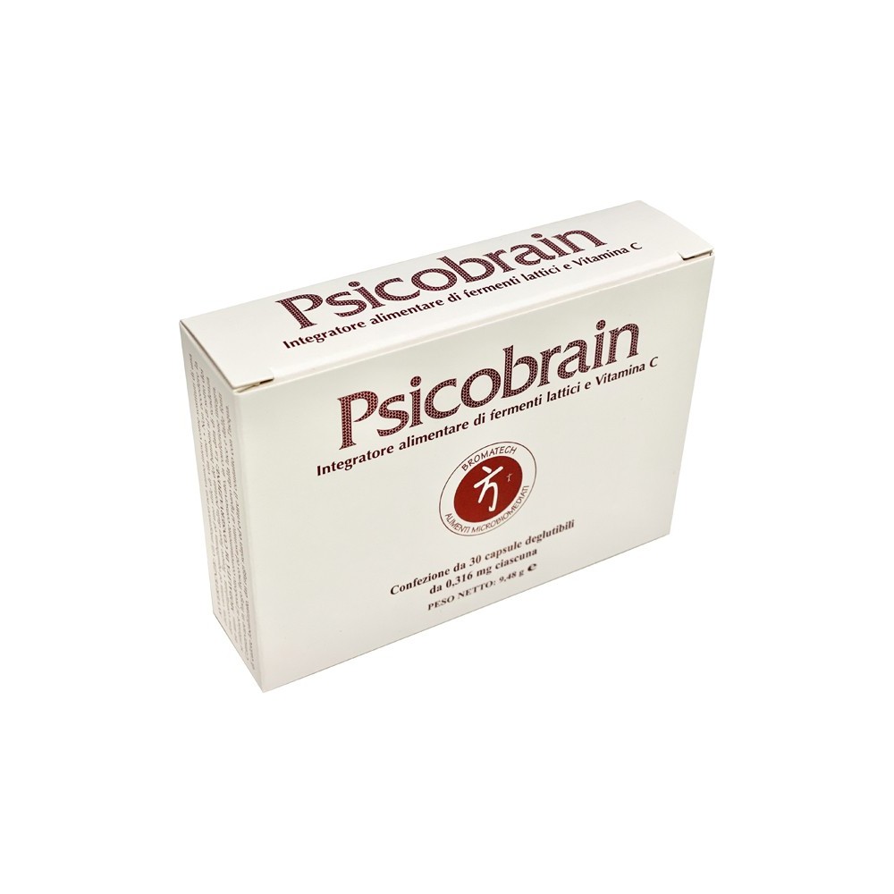 Psicobrain integratore alimentare di fermenti lattici 30 capsule Bromatech