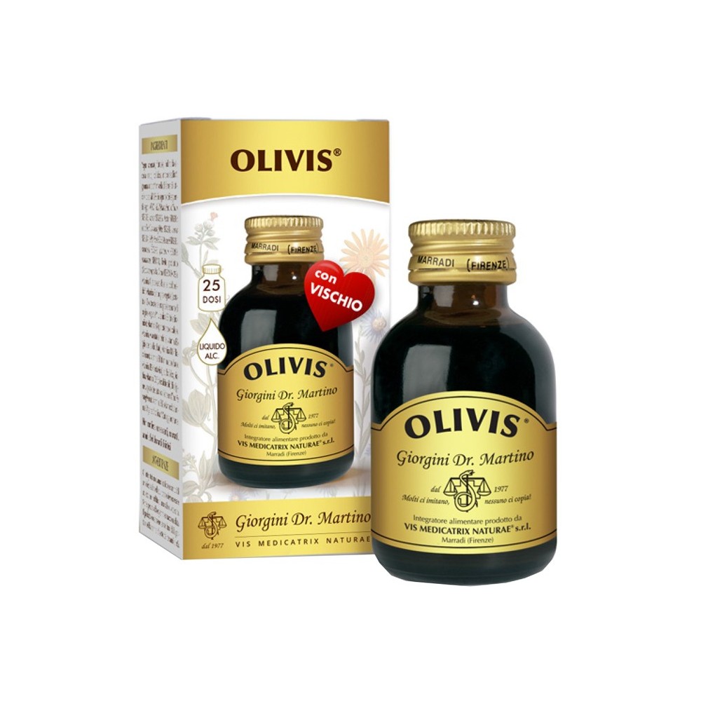 OLIVIS LIQUIDO ALCOOLICO CON VISCHIO 50 ml Dr. Giorgini