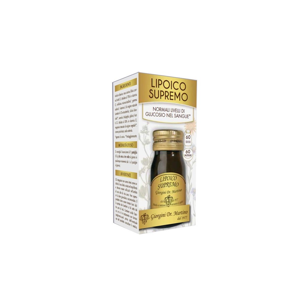 LIPOICO SUPREMO integratore alimentare 60 pastiglie Dr. Giorgini