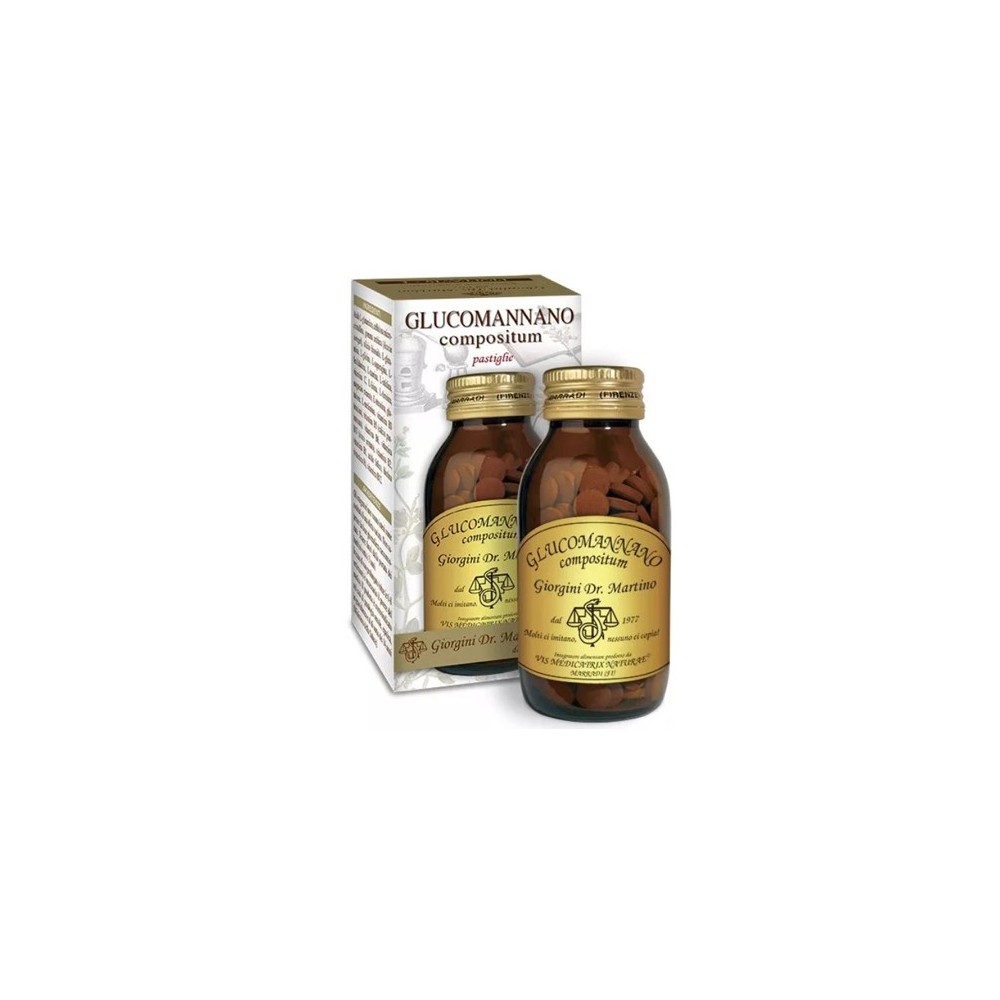 GLUCOMANNANO COMPOSITUM integratore alimentare 180 pastiglie Dr. Giorgini