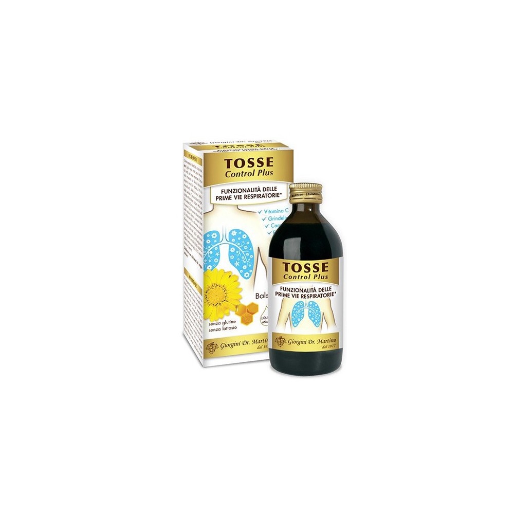 TOSSE CONTROL PLUS LIQUIDO ANALCOOLICO 200 ml Dr. Giorgini