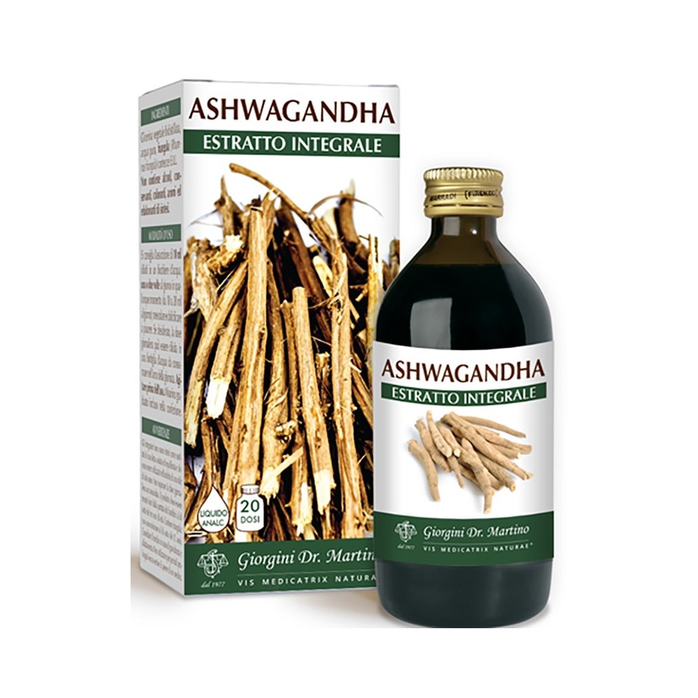 ASHWAGANDHA ESTRATTO INTEGRALE LIQUIDO ANALCOLICO 200 ML