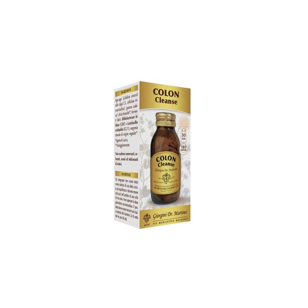 COLON CLEANSE integratore alimentare 180 pastiglie Dr. Giorgini