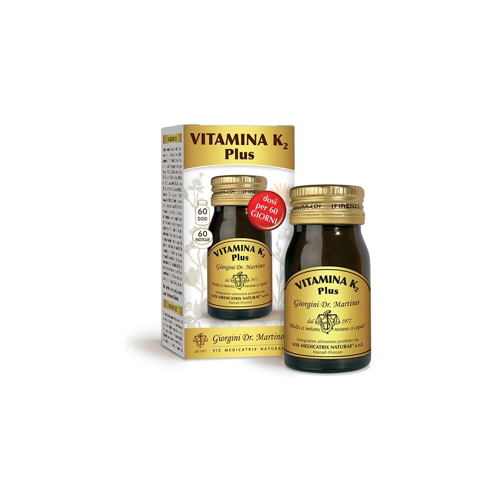 VITAMINA K2 Plus integratore alimentare 60 pastiglie Dr. Giorgini