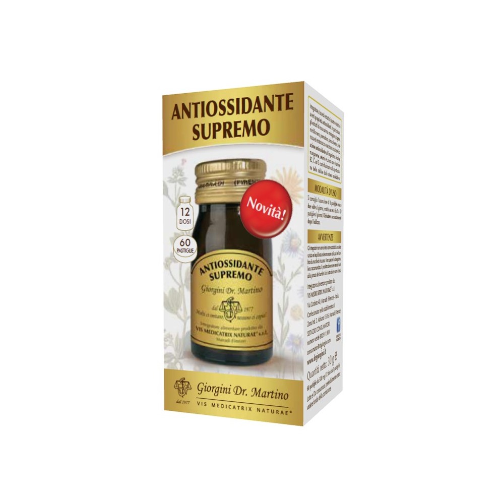 ANTIOSSIDANTE SUPREMO 60 PASTIGLIE