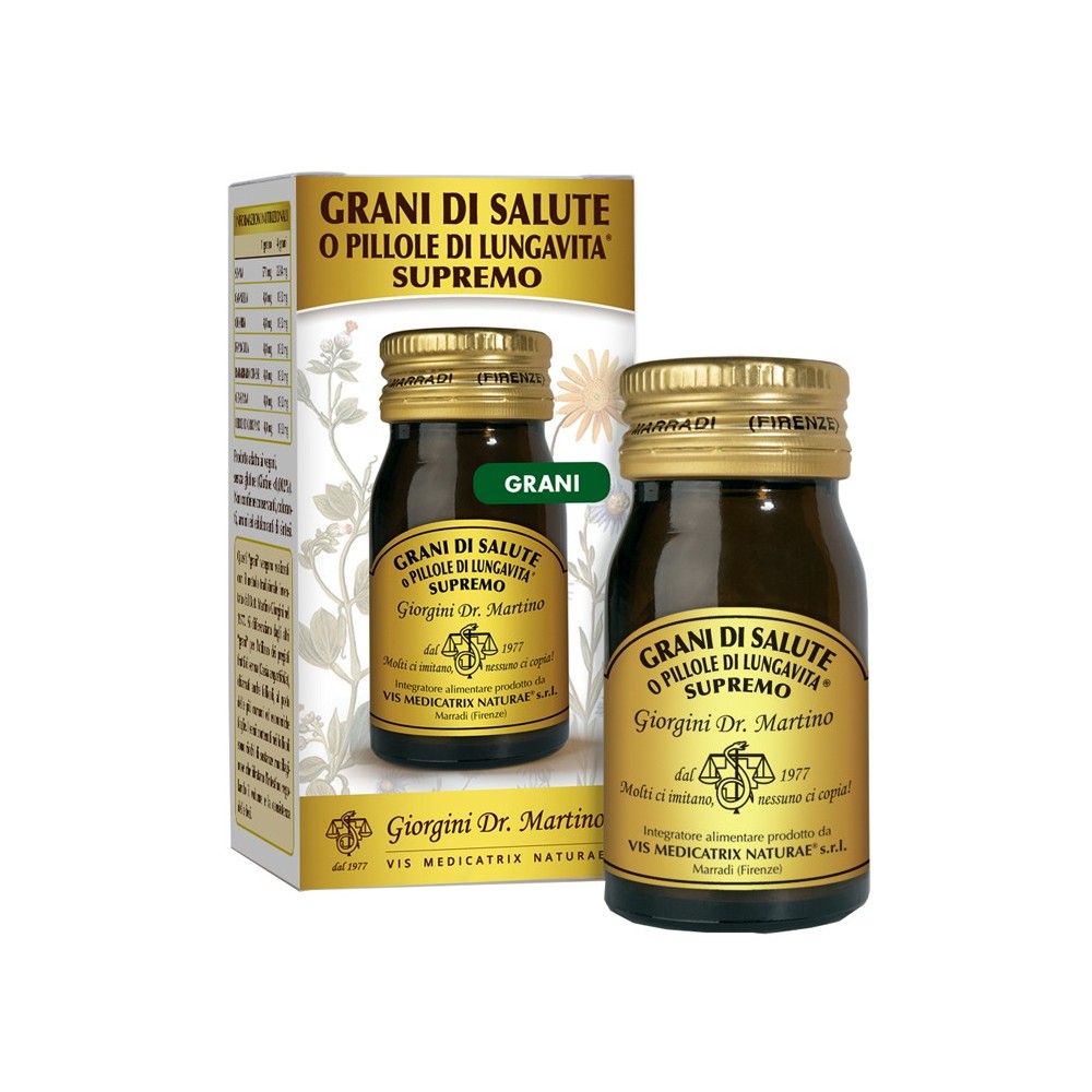 GRANI DI SALUTE O PILLOLE DI LUNGAVITA SUPREMO 30 G