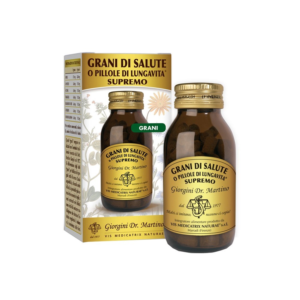 GRANI DI SALUTE O PILLOLE DI LUNGAVITA SUPREMO 90 G