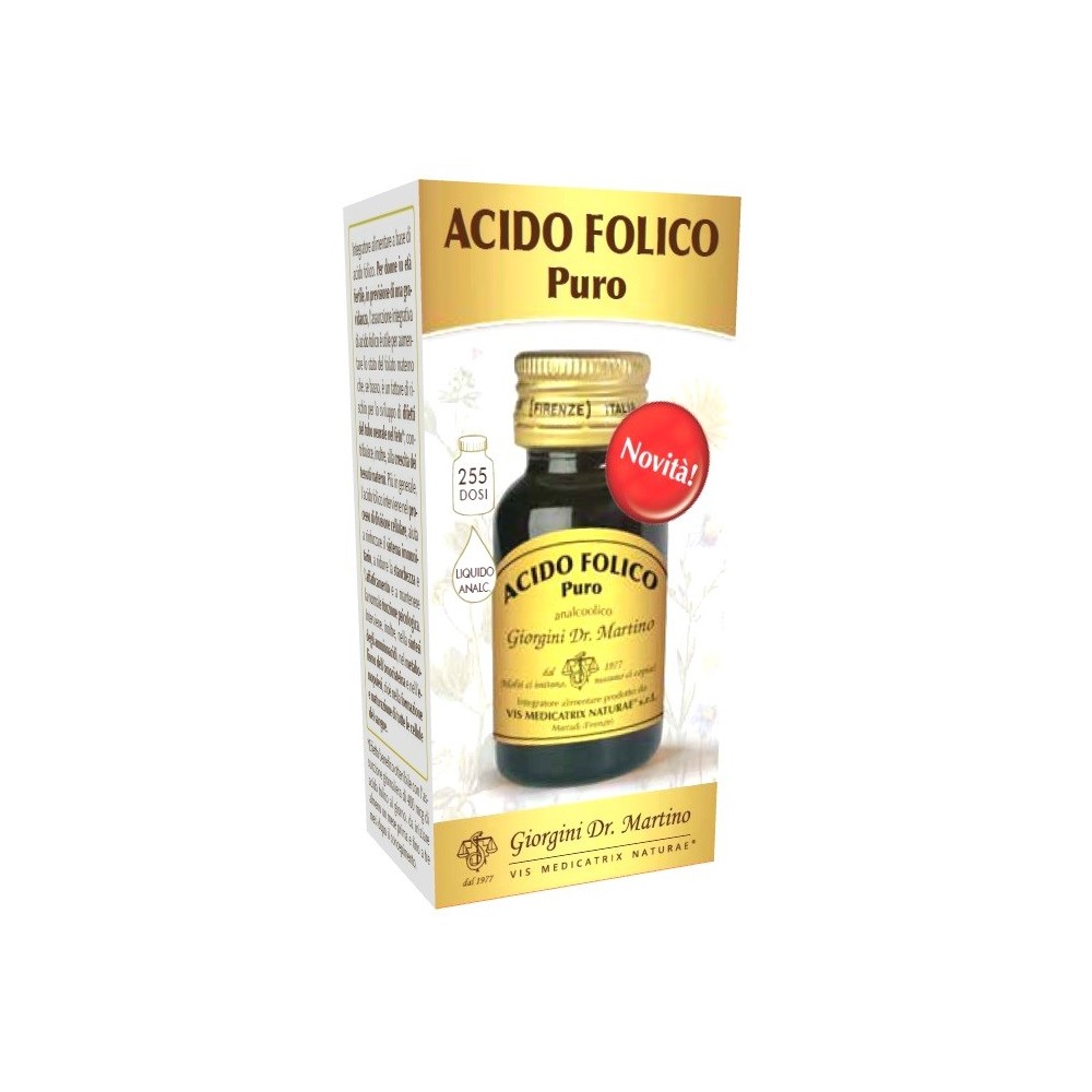 ACIDO FOLICO PURO LIQUIDO ANALCOLICO 30 ML