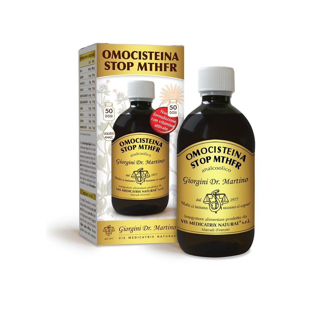 OMOCISTEINA STOP Mthfr LIQUIDO ANALCOOLICO 500 ml Dr. Giorgini